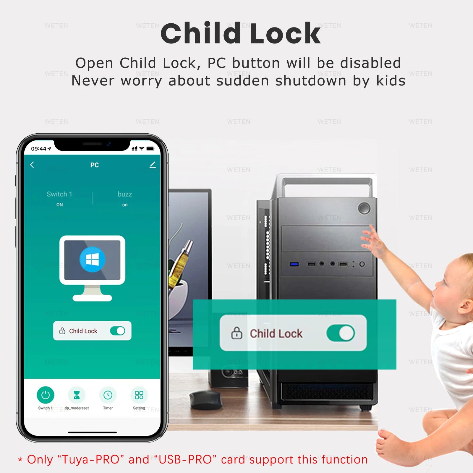 Smart Wifi Power Reset Switch for Desktop PC - Smarsty