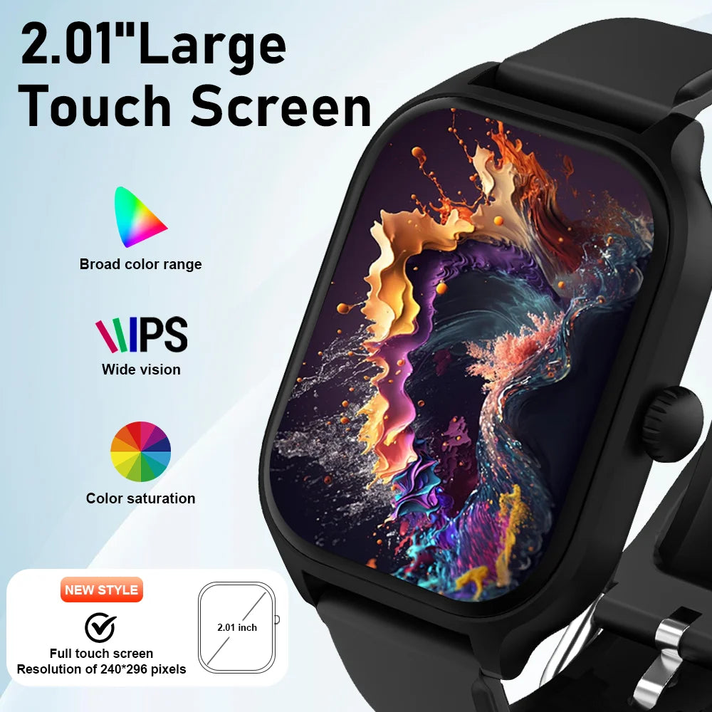 LAXASFIT H9 Smartwatch with Call Function and Heart Rate Monitoring - Smarsty