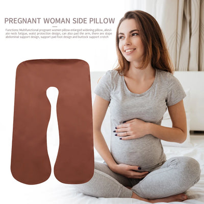 Multifunction Maternity Pillow Case Pure Cotton Cover U-Type for Pregnancy Women