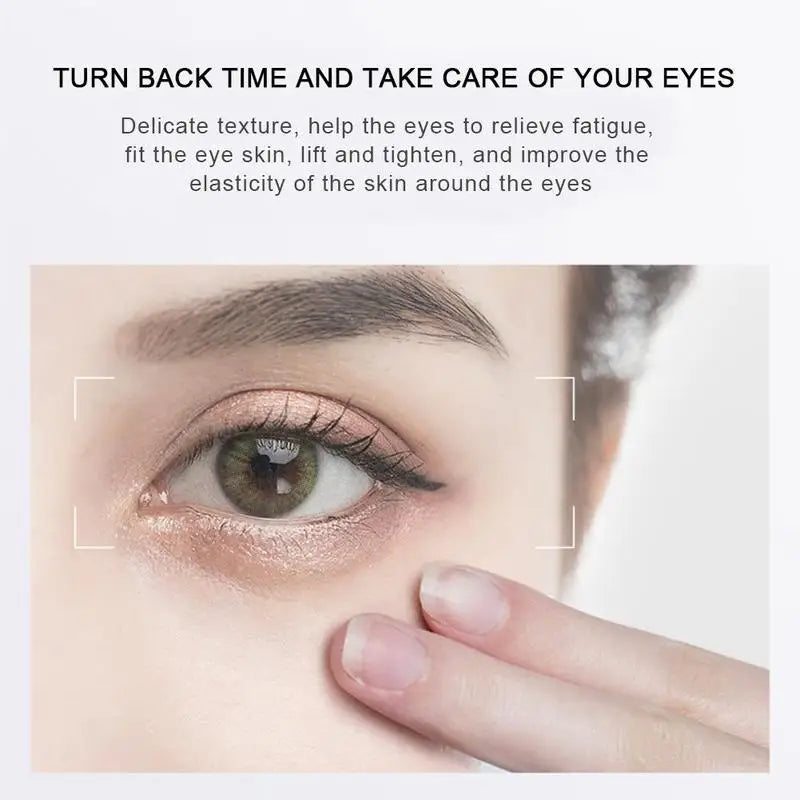 24K Gold Eye Roller Cream for Dark Circles and Puffiness - Smarsty