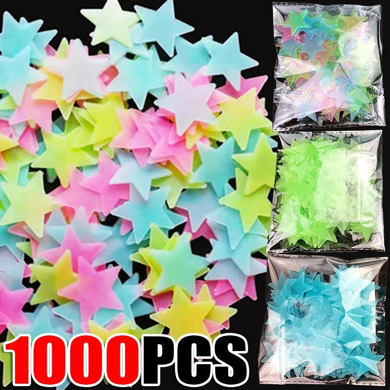 Glow in The Dark Stars Wall Stickers for Kids - Smarsty