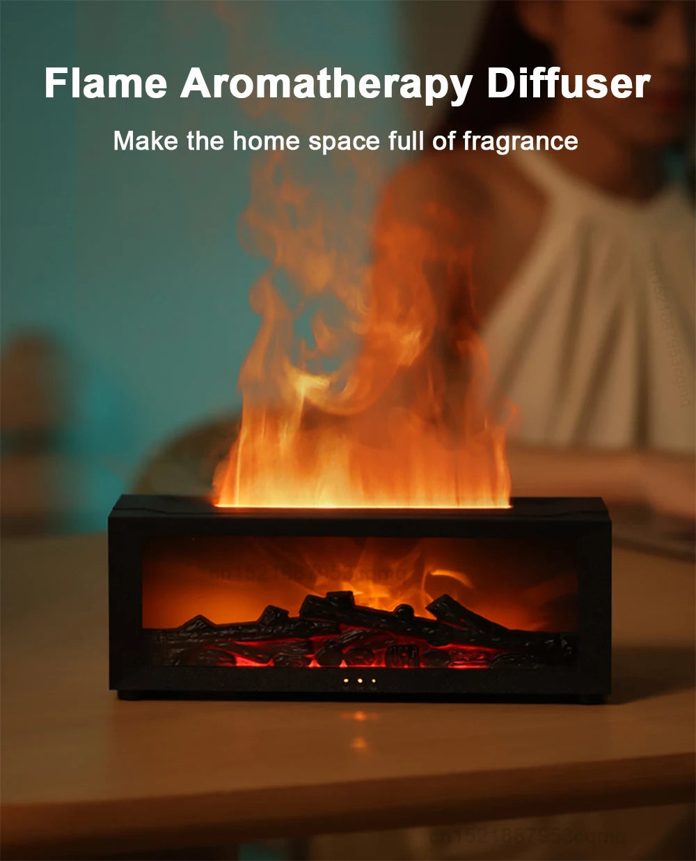Aroma Humidifier with RGB Light and Remote Control - Smarsty