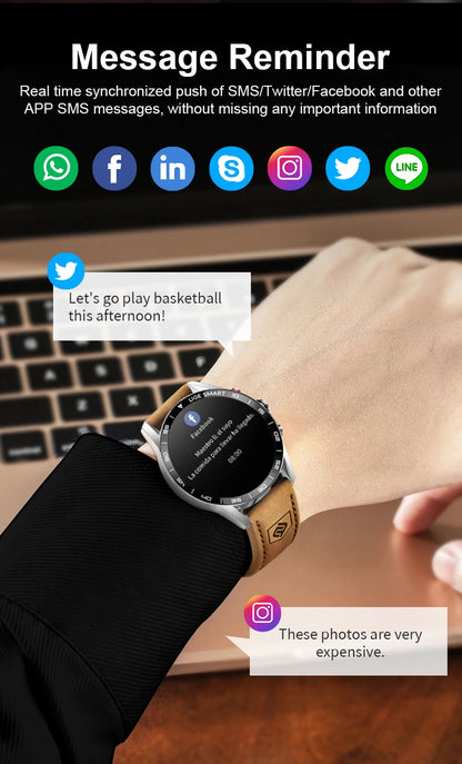 Rugged Military GPS Smart Watch for Men - Smarsty