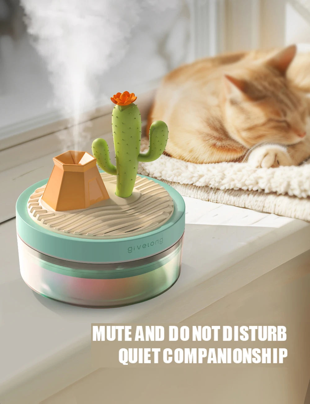 Silent Desktop USB Humidifier for Aromatherapy and Hydration - Smarsty