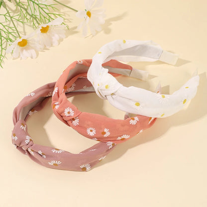3 Pack Daisy Headbands For Girls Soft Comfortable Gift - Smarsty