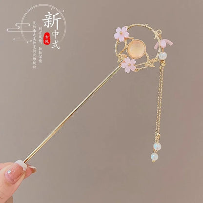 Elegant Flower Tassel Hair Clip for Women - Smarsty