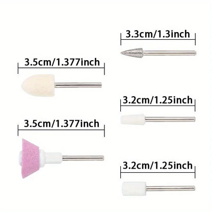 Portable Electric Nail Drill Kit for Manicure and Polishing - Smarsty