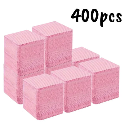20/600pcs Lint-Free Nail Wipes Gel Cleansing Tissues Aluminum-Free Nail Polish Remover Pads for NaiArt Beauty Cleaning Care Tool - Smarsty