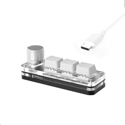 RGB Macropad Keyboard With Hot Swap 3 Keys And Knob