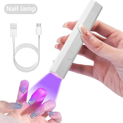 Mini UV Nail Lamp for Gel Polish Curing at Home - Smarsty