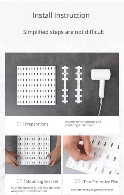 New DIY Pegboard Accessories Hanging Shelf Storage Hooks Wall Organizer No Punching Crafts Organization For Garage Kitchen Room