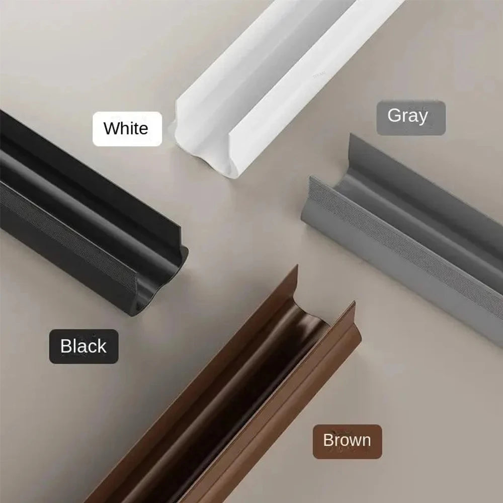 Flexible Door Bottom Sealing Strip Door Gap Soundproofing Wind and Dust Proof Weather Strip Under Door Draft Stopper Tape - Smarsty