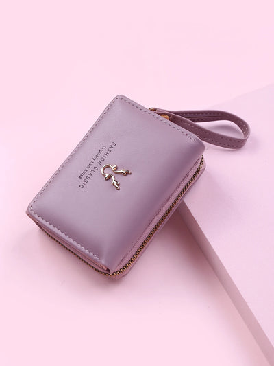 Luxury Brand Women's Small Wallet Female Card Holder Short Wallets with Coin Purse for Woman Ladies PU Leather Hasp Mini Clutch - Smarsty