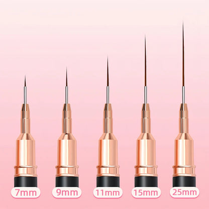 Professional Nail Art Liner Brushes Set for Precision Detailing - Smarsty