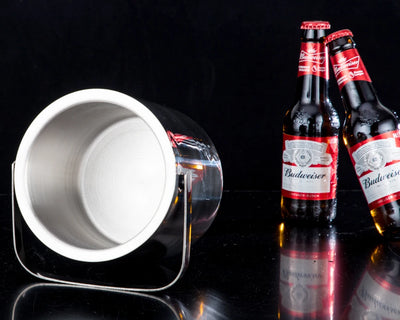 Portable Stainless Steel Ice Bucket for Outdoor Parties - Smarsty
