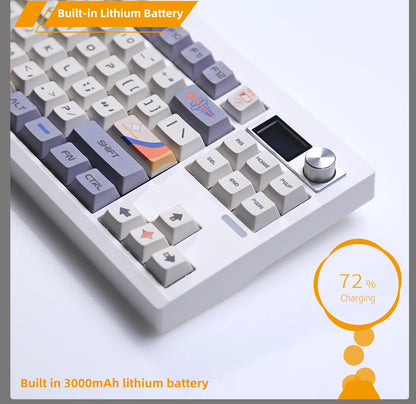 Gasket Mounted Mechanical Keyboard Kit With TFT Screen