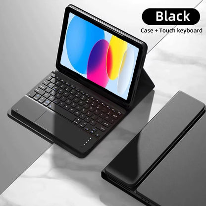 Keyboard Case For iPad 10th Gen 2022 10.9inch,Detachable Bluetooth Keyboard Cover For iPad 11 11inch A16 2025 With Pencil Holder