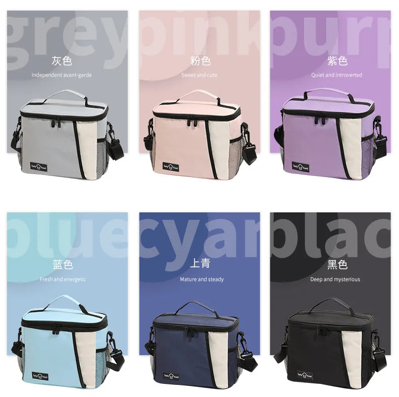 Insulated Lunch Bag Large Unisex Keeps Food Fresh All Day - Smarsty