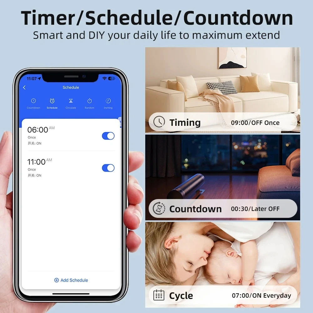 Tuya Mini 16A WiFi Smart Switch for Home Automation - Smarsty