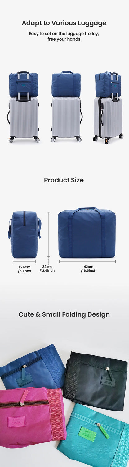 Lightweight Foldable Travel Duffel Bag For Carry On Luggage - Smarsty