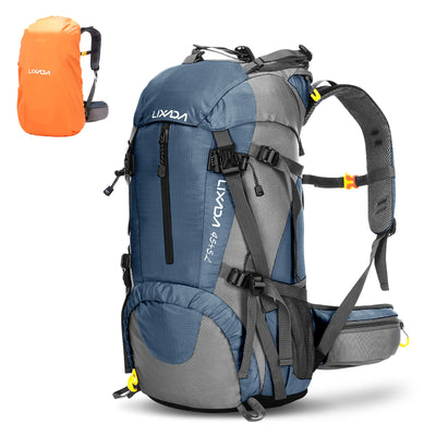 50L Waterproof Outdoor Sport Hiking Camping Travel Backpack Pack Mountaineering Climbing Trekking Bag Knapsack with Rain Cover by Smarsty