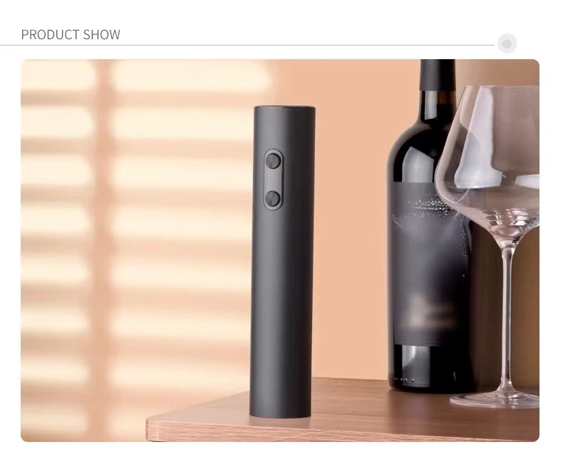Automatic Electric Wine Bottle Opener for Effortless Cork Removal - Smarsty