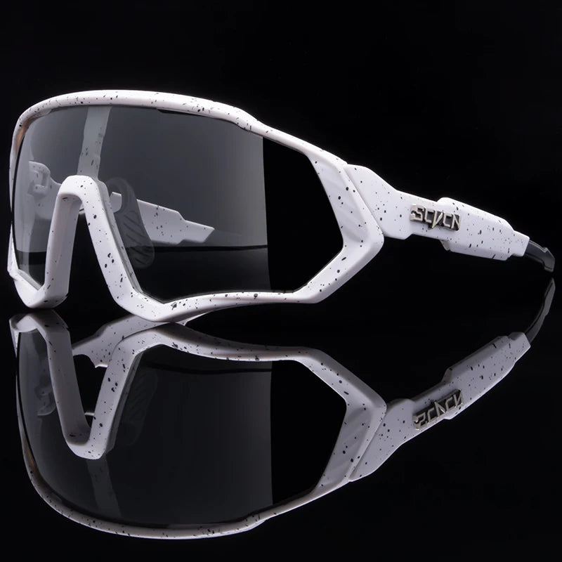 SCVCN  UV400 Sport Cycling Glasses Road Sunglasses Bicycle Eyewear Mountain Bike MTB Cycl Goggles running glasses