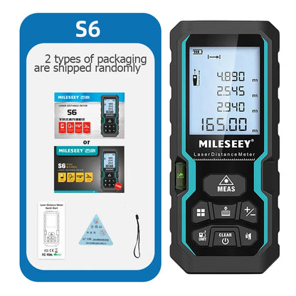 MILESEEY S6 Laser Tape Measure Accurate Distance Measuring Tool - Smarsty