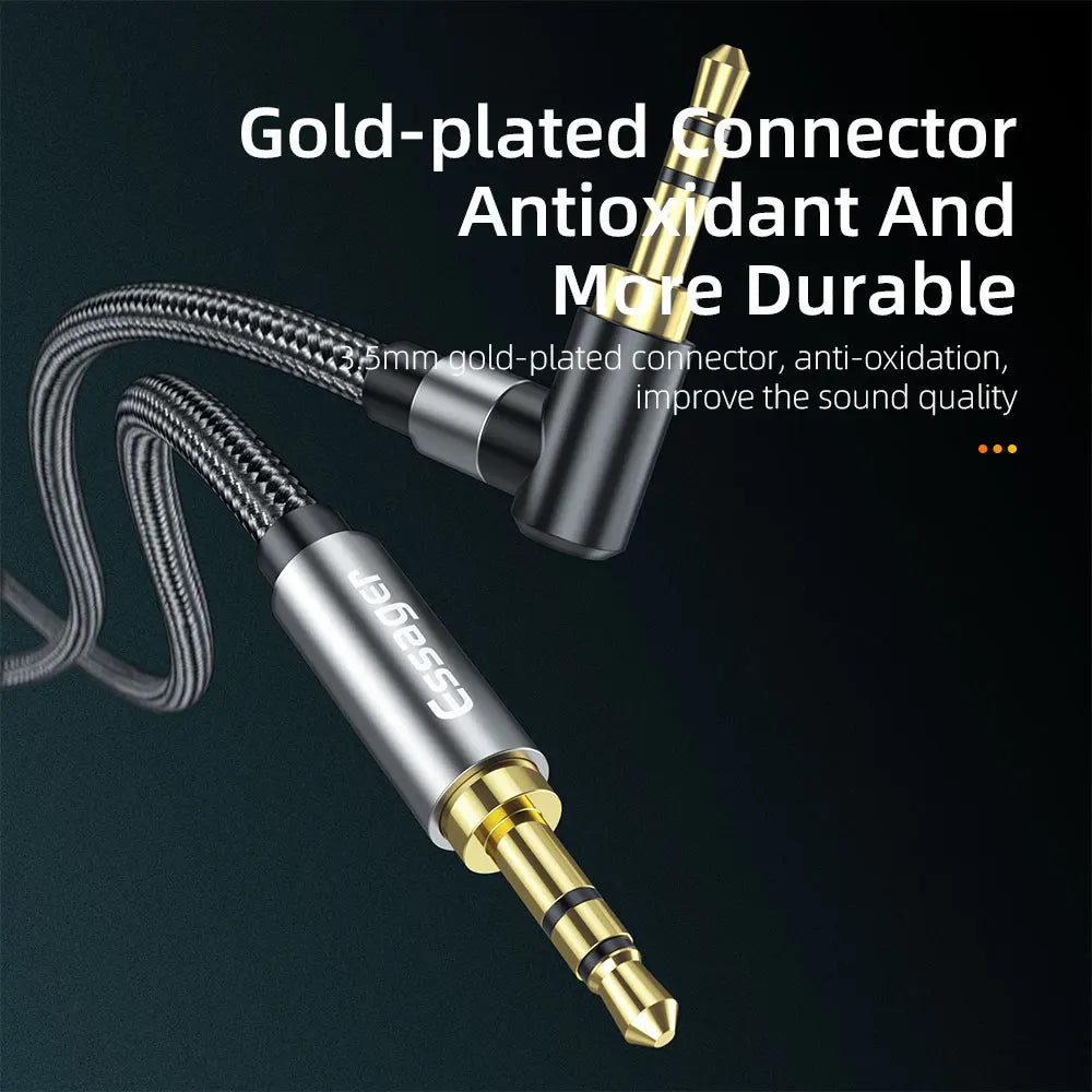 Essager 3.5mm Aux Audio Cable for Clear Sound - Smarsty