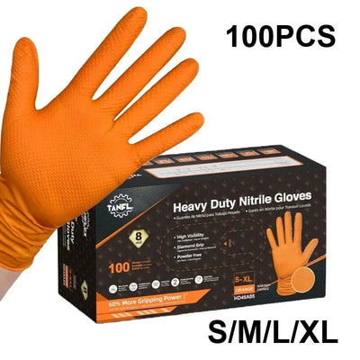 10-100pcs Disposable Purple Nitrile Gloves Latex Free Waterproof Suitable for Kitchen Food Processing Beauty Salon Work Glove - Smarsty