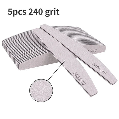 Professional Nail File Set for Gel Polishing 5 Pieces - Smarsty