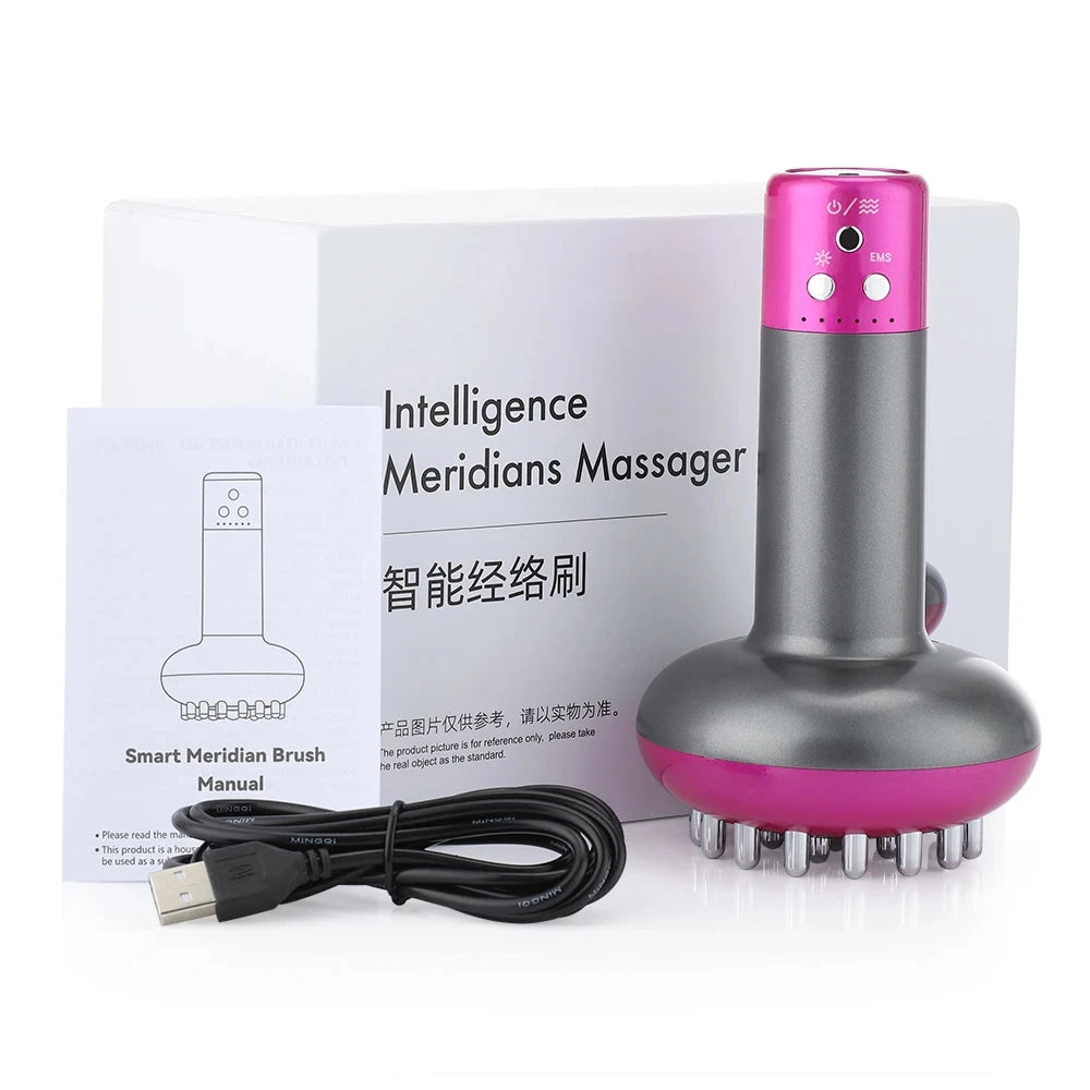 Rechargeable Guasha Massager for Body Shaping and Detoxification - Smarsty