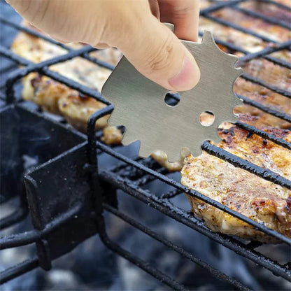 Stainless Steel BBQ Grill Cleaning Brush Tool - Smarsty