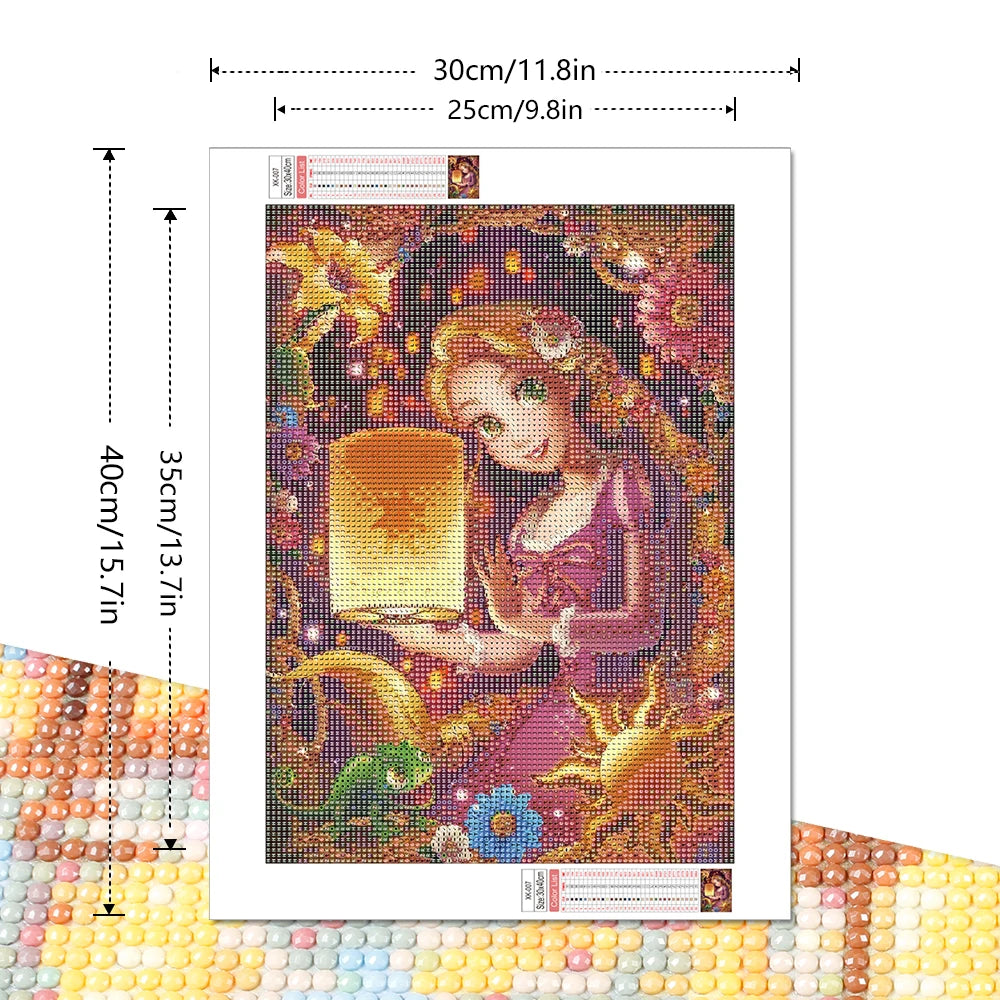 Disney Princess 5D Diamond Painting Kit for Kids - Smarsty