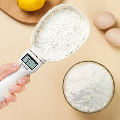 Pet Food Scale LCD Electronic Precision Weighing Tool Dog Cat Feeding Food Measuring Spoon Digital Display Kitchen Scale by Smarsty