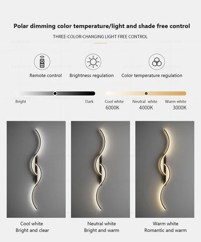 Modern LED Wall Lamp for Minimalist Bedroom Lighting - Smarsty