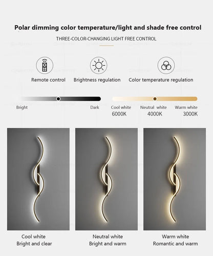 Modern LED Wall Lamp for Minimalist Bedroom Lighting - Smarsty