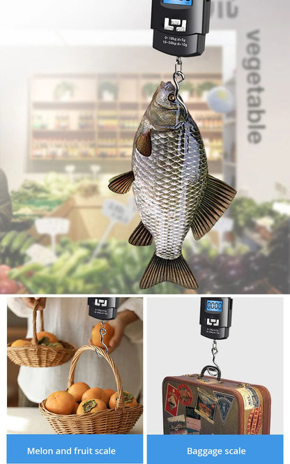 Portable 50kg Luggage Scale with LCD Display - Smarsty