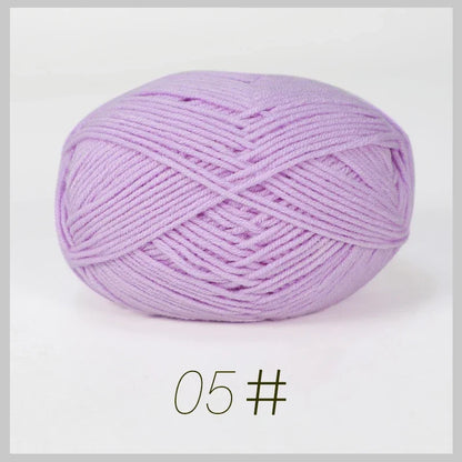 Soft Milk Cotton Yarn for Hand Knitting Projects - Smarsty