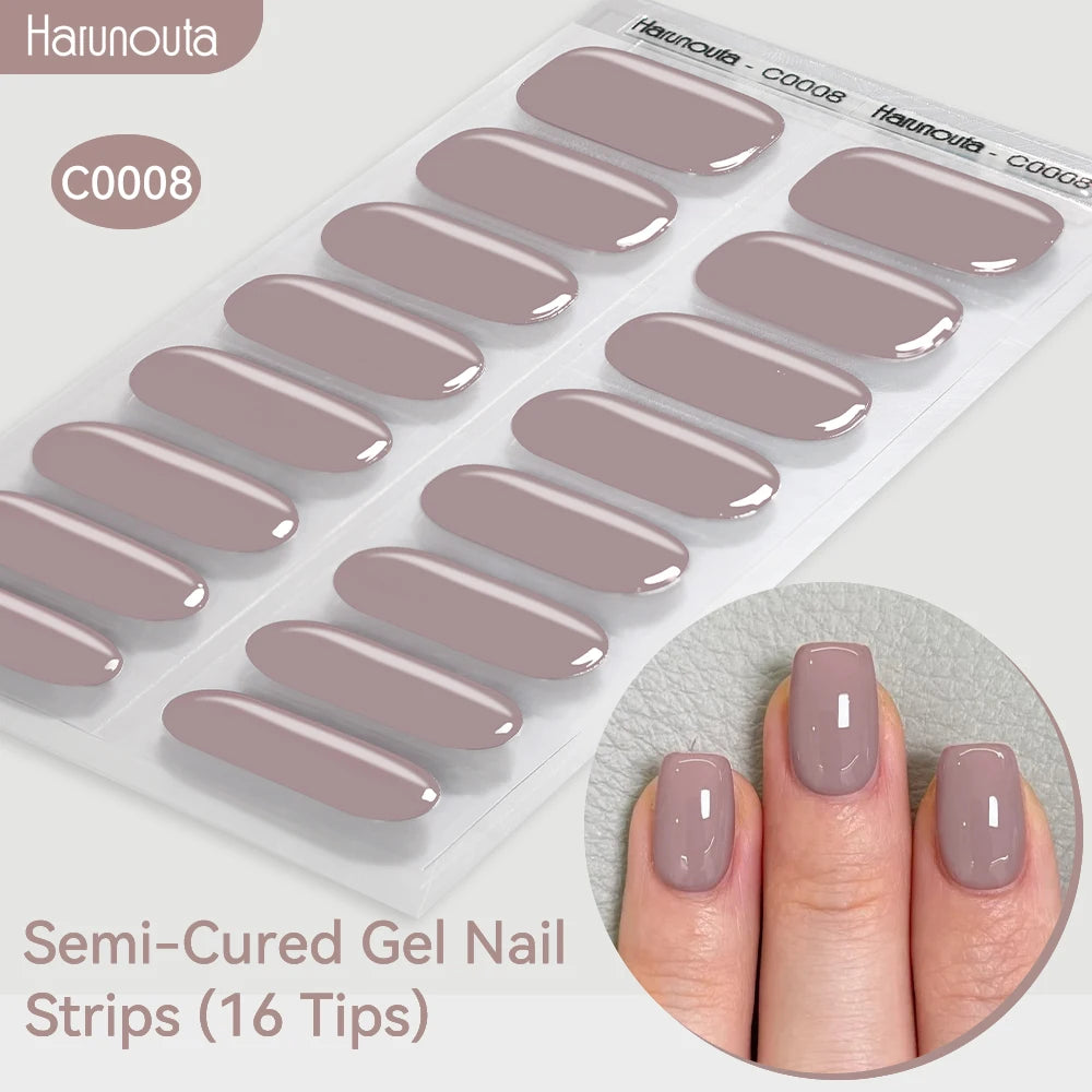 Gradient Auroras Gel Nail Strips for Easy DIY Manicure - Smarsty