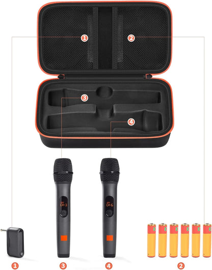 Wireless Microphone Case for JBL Dual Mic Travel - Smarsty