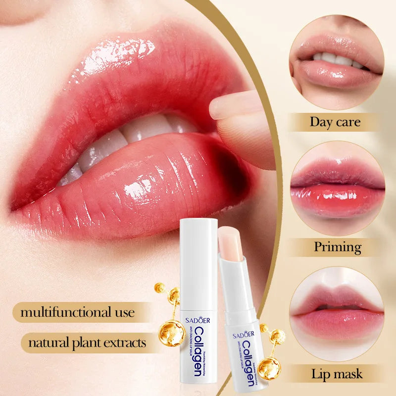 SADOER Collagen Lip Balm for Hydration and Repair - Smarsty