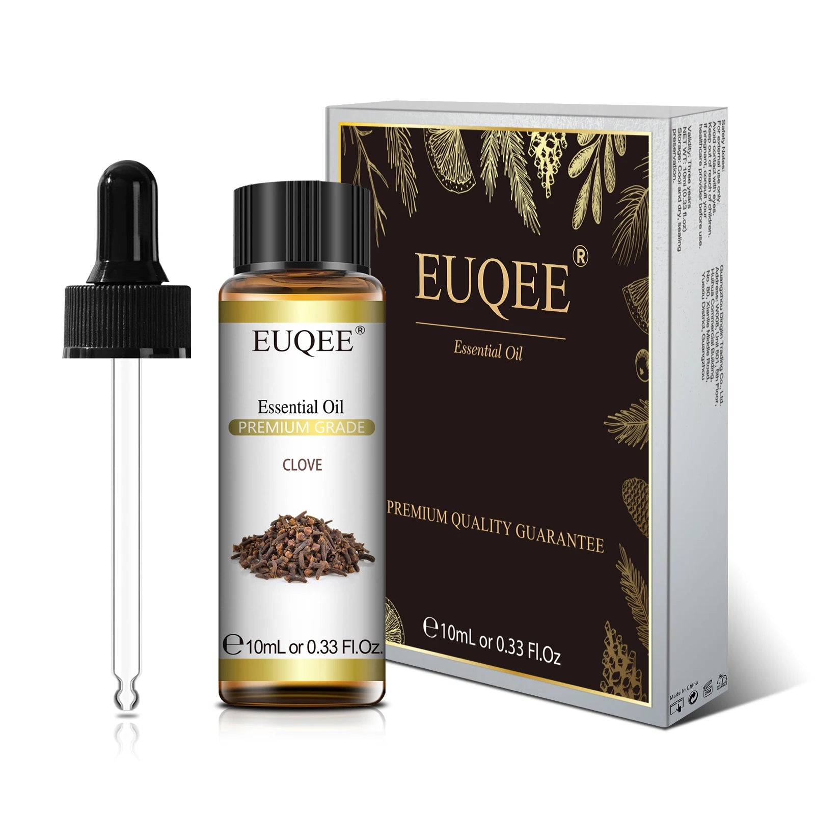 EUQEE 10ml Pure Natural Essential Oil Lavender Jasmine Eucalyptus Vanilla Sandalwood Sweet Orange Lemon Oregano Neroli Fragrance - Smarsty