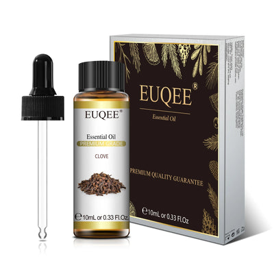 EUQEE 10ml Pure Natural Essential Oil Lavender Jasmine Eucalyptus Vanilla Sandalwood Sweet Orange Lemon Oregano Neroli Fragrance - Smarsty