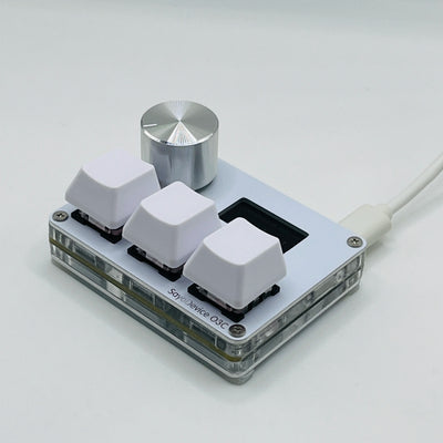Magnetic Pink Rapid Trigger Hall Switch Keyboard With Knob - Smarsty