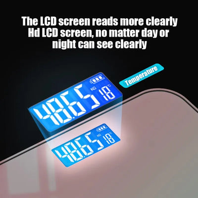 Gradient Color Digital Weight Scale with LCD Display - Smarsty
