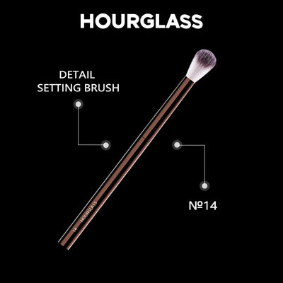 Hourglass No 14 Detail Setting Brush Soft Fiber Design - Smarsty