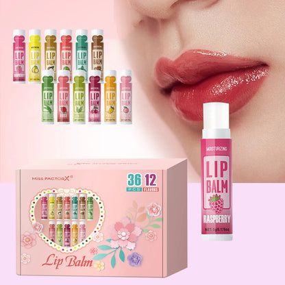 36PCS Deep Moisturizing Lip Balm Set for Bright Lips - Smarsty