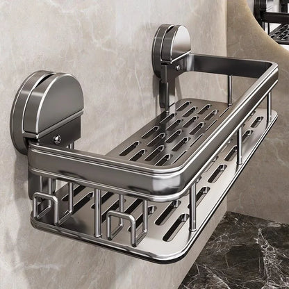 Bathroom Suction Cup Storage Rack for Easy Organization - Smarsty