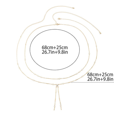 Stainless Steel Coin Charm Belly Chain for Women - Smarsty